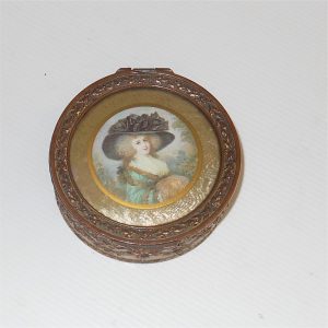 French Jewel Box with Miniature Painting