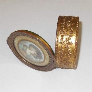 French Jewel Box with Miniature Painting - Image 3