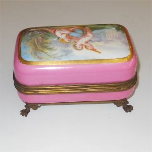 French Jewellery Box Casket Gouache a Paris 19th Century - Image 4