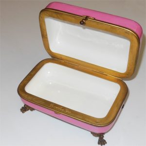 French Jewellery Box Casket Gouache a Paris 19th Century - Image 8