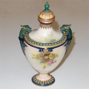 Royal Worcester Urn Roses Design - Image 5