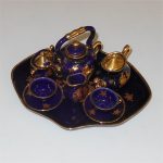 Limoges Miniature Tea Set Tray 9 Pieces