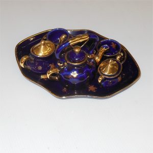 Limoges Miniature Tea Set Tray 9 Pieces - Image 5
