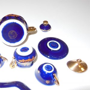 Limoges Miniature Tea Set Tray 9 Pieces - Image 7