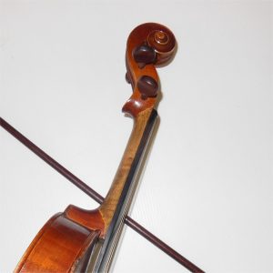 Czech Violin and Bow c1930 - Image 4