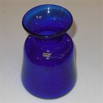 Boda Sweden Eric Hoglund Cobalt Blue Art Vase