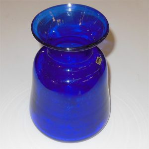 Boda Sweden Eric Hoglund Cobalt Blue Art Vase - Image 2