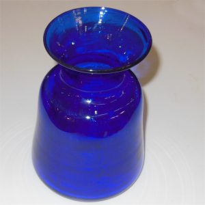 Boda Sweden Eric Hoglund Cobalt Blue Art Vase