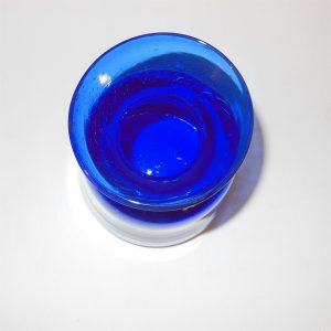 Boda Sweden Eric Hoglund Cobalt Blue Art Vase - Image 4
