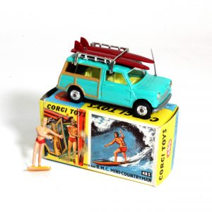 Corgi Toys 485 Surfing With BMC Mini Countrymen