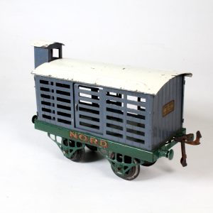 French Hornby Meccano Cattle Wagon "Nord" c1930