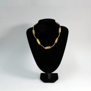 Venitian Glass Necklace 24ct Gold