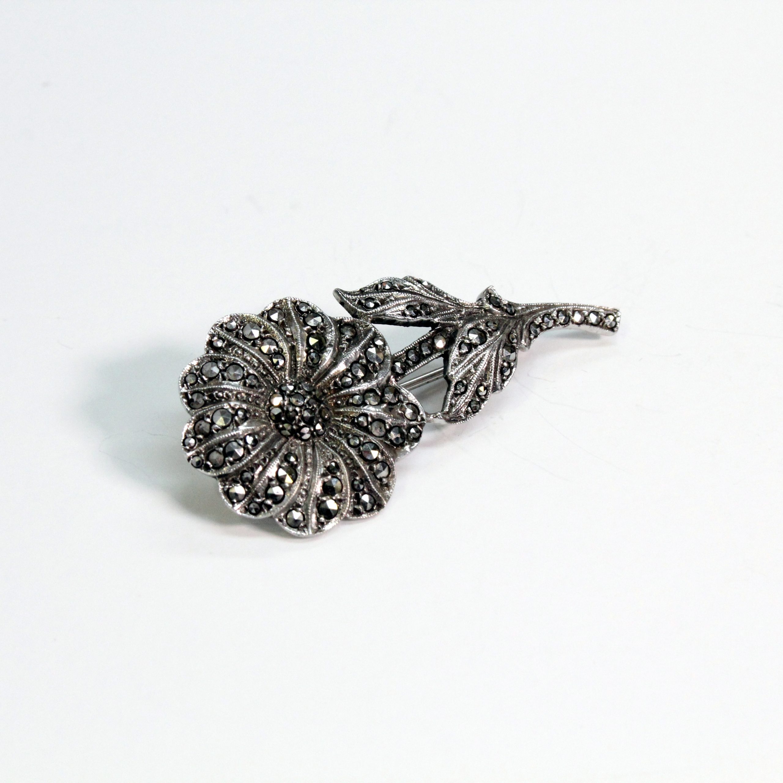 Antique store silver brooch
