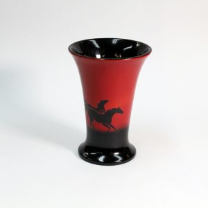 Rare Sylvac Flambe Horse Vase