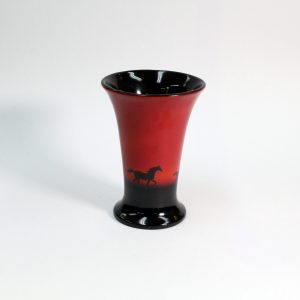 Rare Sylvac Flambe Horse Vase