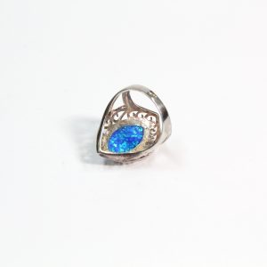 Silver Opalite Ring 3ct