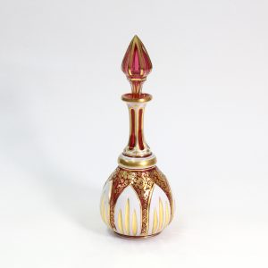 Beautiful Ruby Moser Scent Bottle