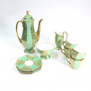 11 piece RoyalDoulton Guilded Coffee Set