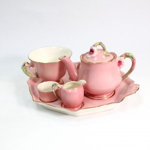 Royal-Worcester "Pinlk Petunia" Breakfast Set