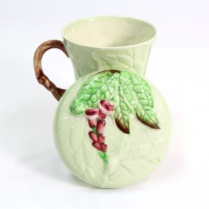 Carlton Ware Green "Fox Glove Chocolate Mug"