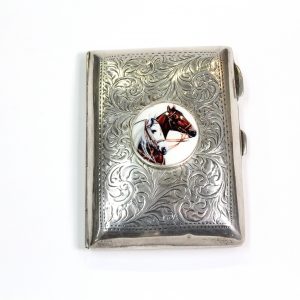 Cigarette Case with Sterling Sliver Birmingham 1916