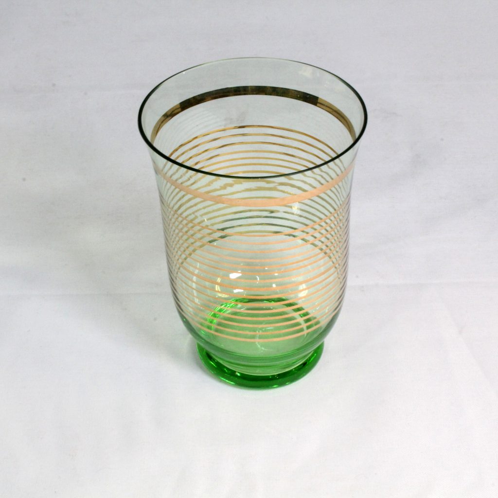 5 Piece Uranium Glass Drink Set Camberwell Antique Centre