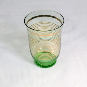 5 Piece Uranium Glass Drink Set