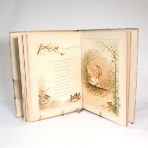 Victorian Children's Book "Birds and Blossoms" - Chromo Lithographs