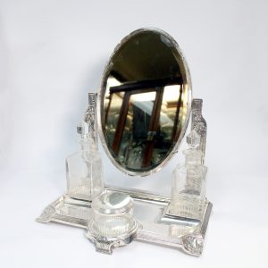 Rare WMF Dressing Table Mirror Toilet Bottles