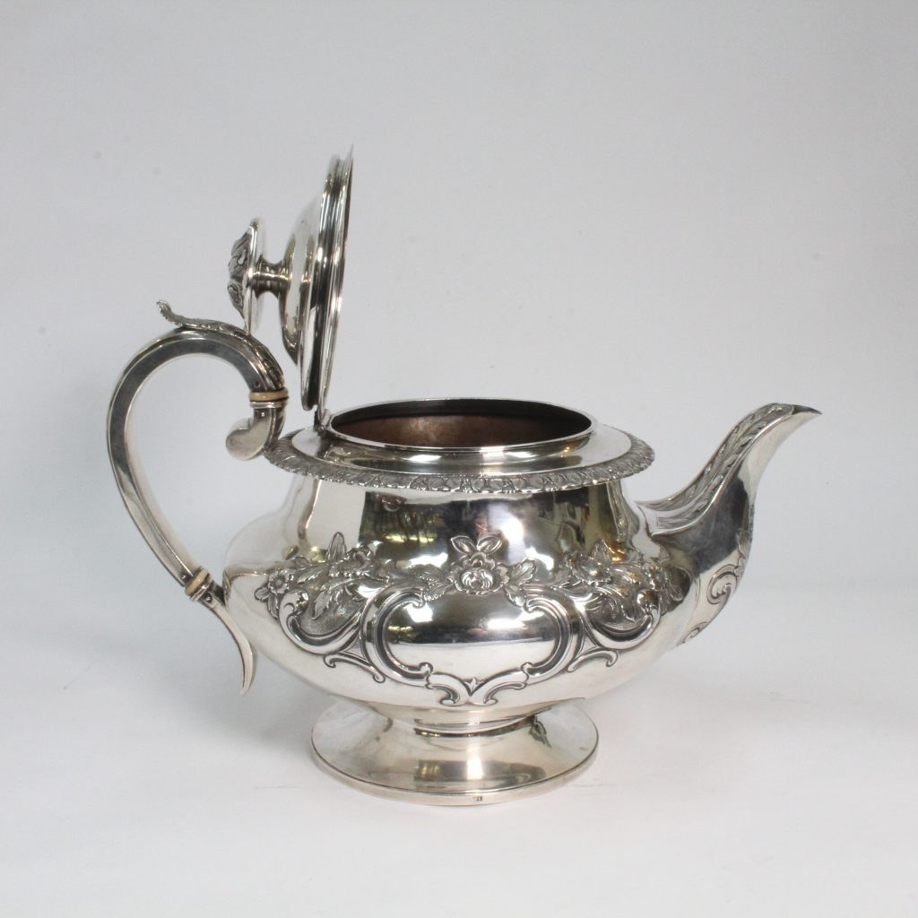 Sterling Silver Teapot Camberwell Antique Centre