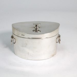 Sterling Silver Casket/Tea Caddy 1919