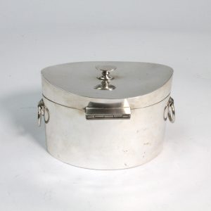 Sterling Silver Casket/Tea Caddy 1919