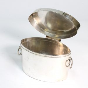 Sterling Silver Casket/Tea Caddy 1919