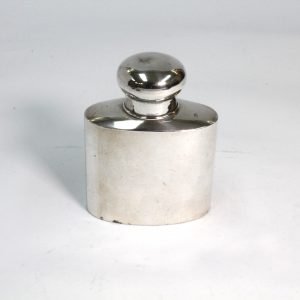 Sterling Silver Hip Flask 1918