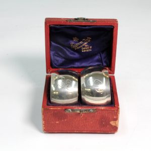 Boxed set of Sterling Silver Serviette Rings Sheffield 1923