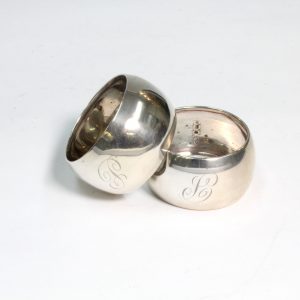 Boxed set of Sterling Silver Serviette Rings Sheffield 1923