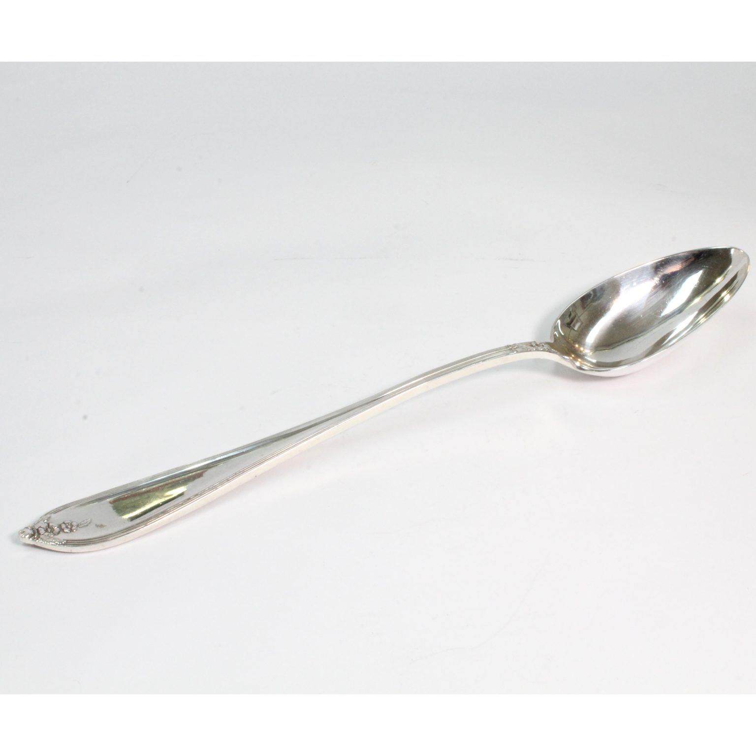 Large Silver Plated Serving Spoon 1900 Camberwell Antique Centre