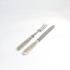 Boxed French Silver and Stainless Steel Carving Set