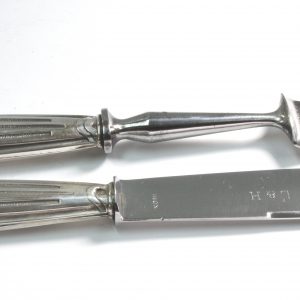 Boxed French Silver and Stainless Steel Carving Set