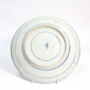 Chinese Blue and White Porcelain Plate from the Quing Dynasty