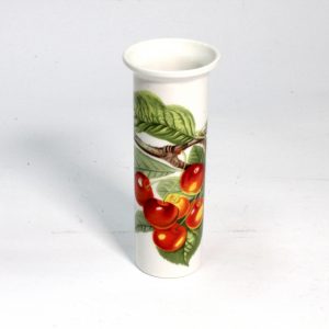 Portmerion Ceramic "Pamona Cherry" Bud Vase