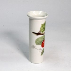 Portmerion Ceramic "Pamona Cherry" Bud Vase