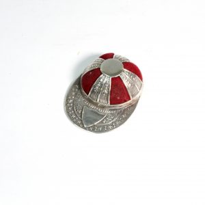 Sterling Silver "Jockey Cap" Pin Cushion