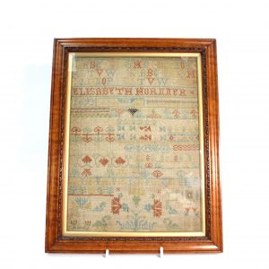 Framed Sampler by Elizabeth Horner 1693