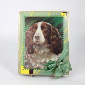 Cocker Spaniel Dog Chocolate Box circa 1940s/1950s