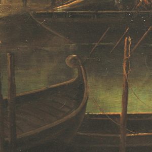 E. Ponthier Venice Oil on Canvas