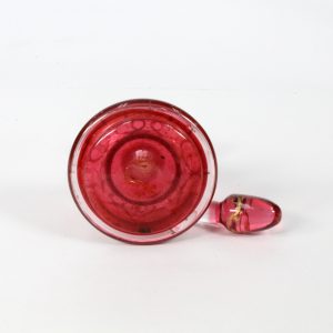 Bohemian Ruby Glass Perfume Bottle