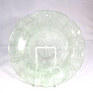 Uranium Glass Dinner Plate