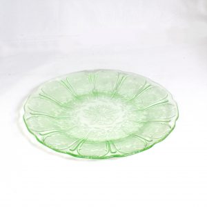 Uranium Glass Dinner Plate