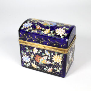 Antique Moser Casket Jewellery Box